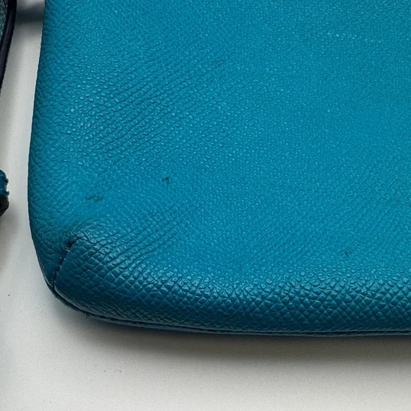 Coach Kitt Teal Crossbody Messenger Bag - Picture 6 of 10